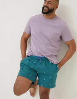 Men FatFace Swimwear|Trevose Boat Swim Shorts