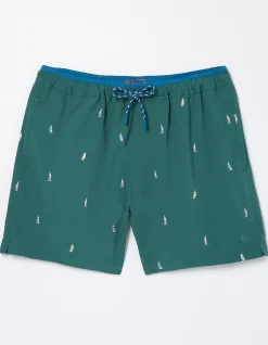 Men FatFace Swimwear|Trevose Boat Swim Shorts