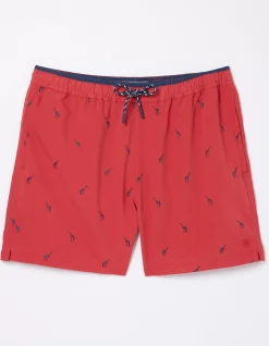 Men FatFace Swimwear|Trevose Giraffe Swim Shorts
