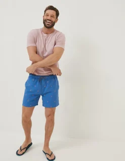 Men FatFace Swimwear|Trevose Lobster Swim Shorts