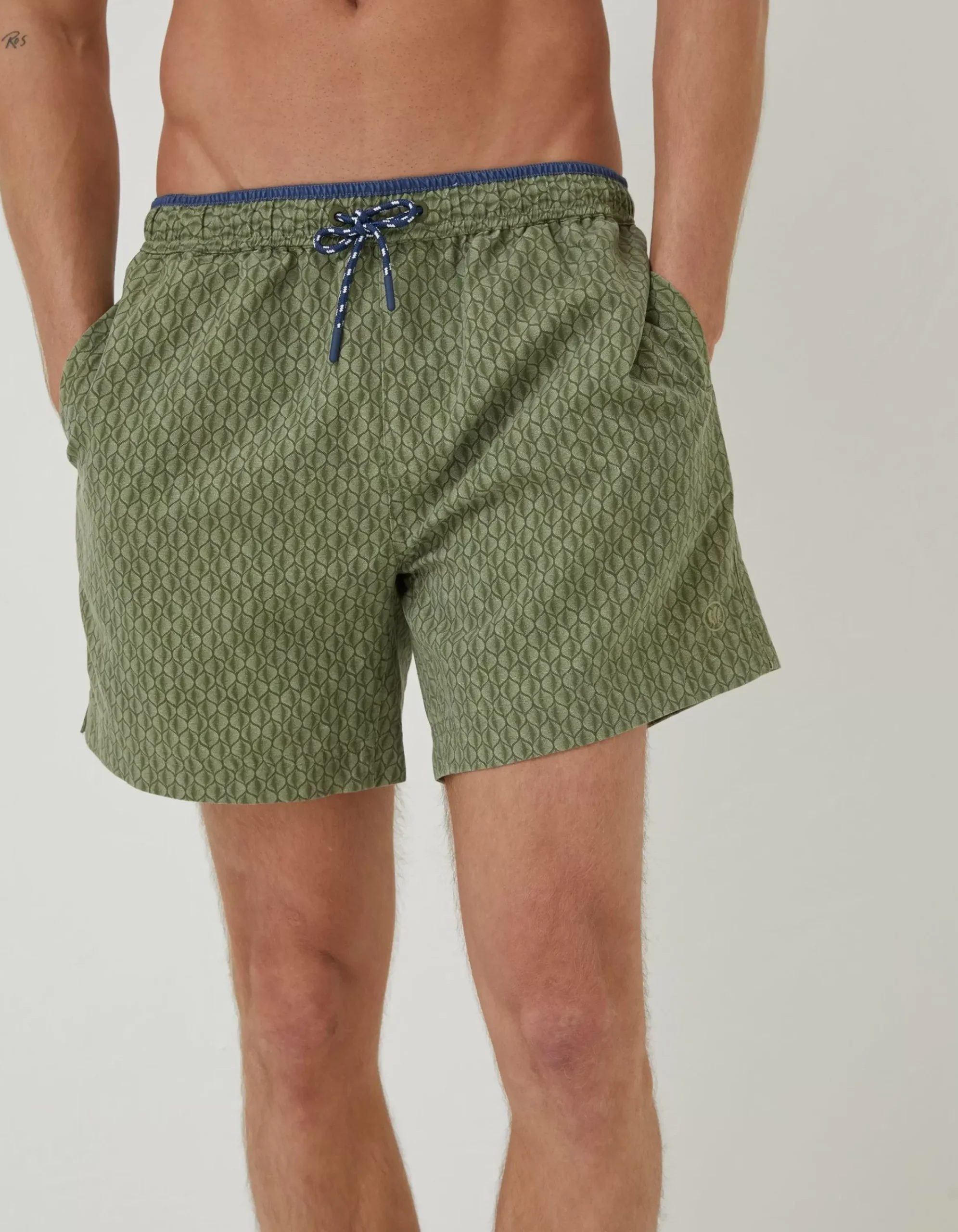 Men FatFace Swimwear|Trevose Shell Swim Shorts