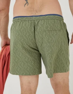 Men FatFace Swimwear|Trevose Shell Swim Shorts