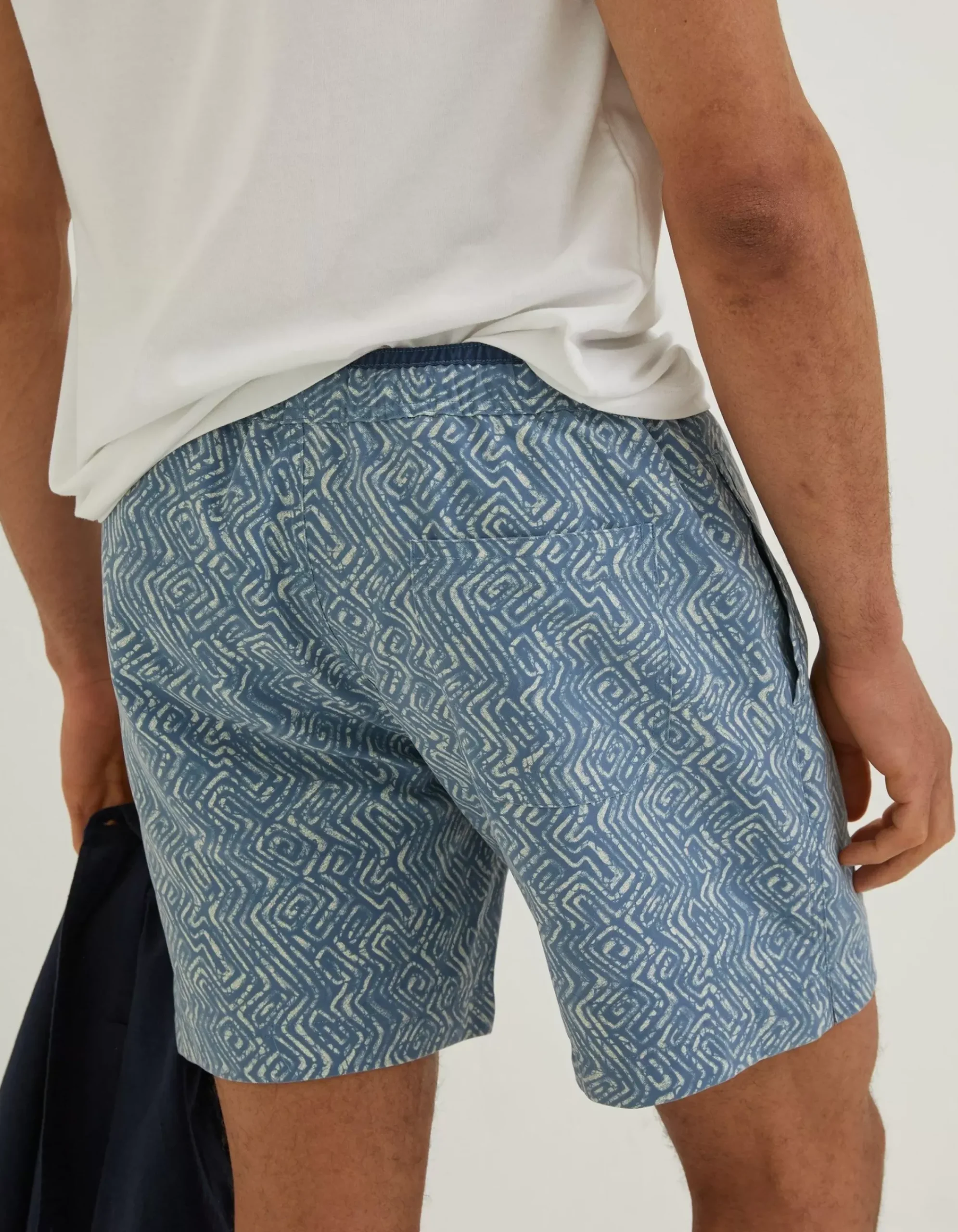 Men FatFace Swimwear|Trevose Tile Print Swim Shorts