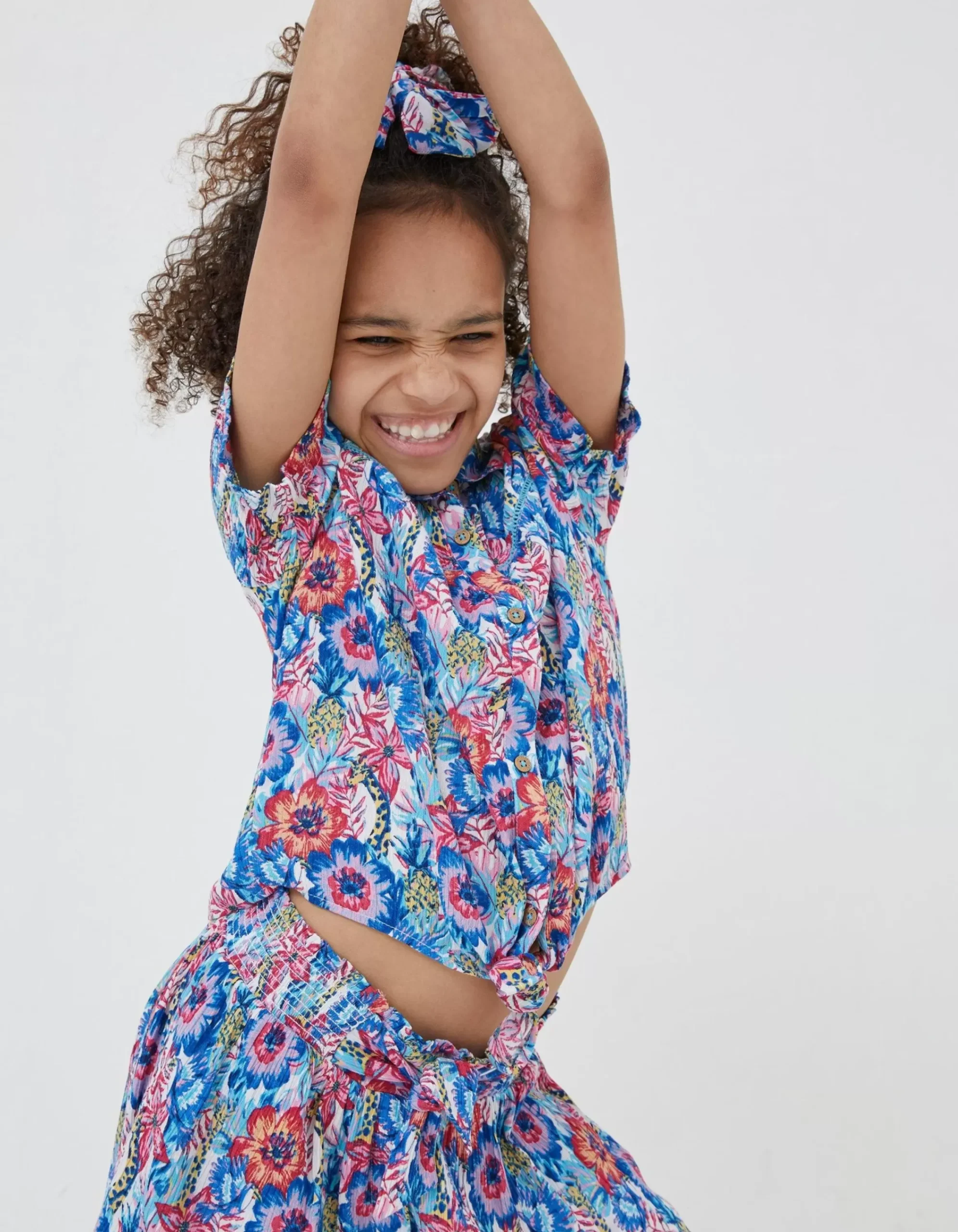 Girls FatFace View All|Tropical Print Shirt