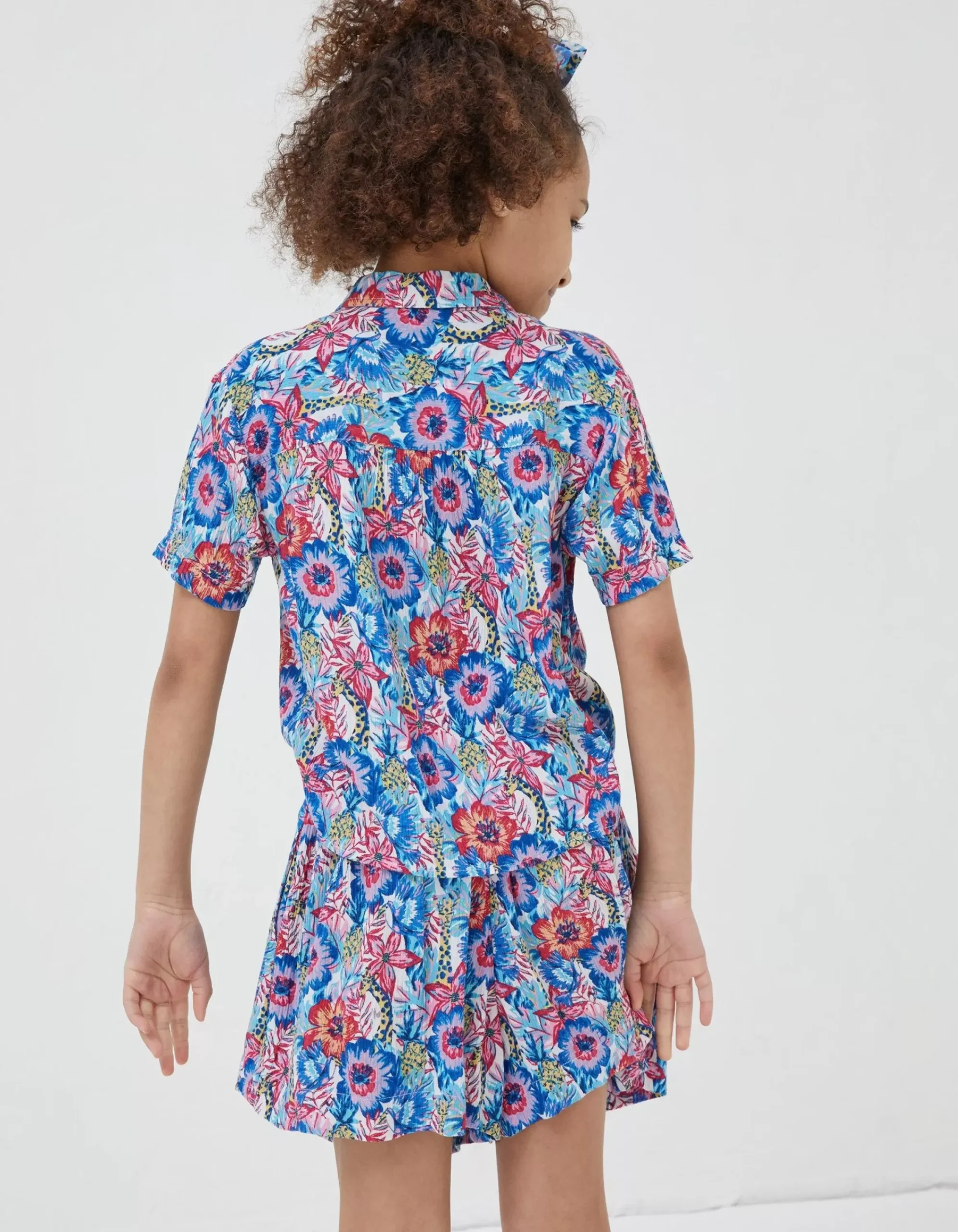 Girls FatFace View All|Tropical Print Shirt