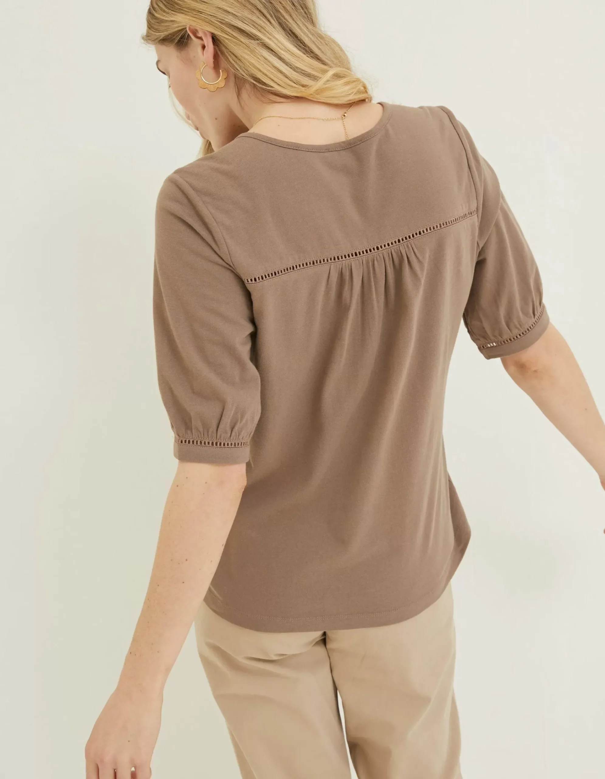 Women FatFace Tops & T-Shirts|Tula Notch Top