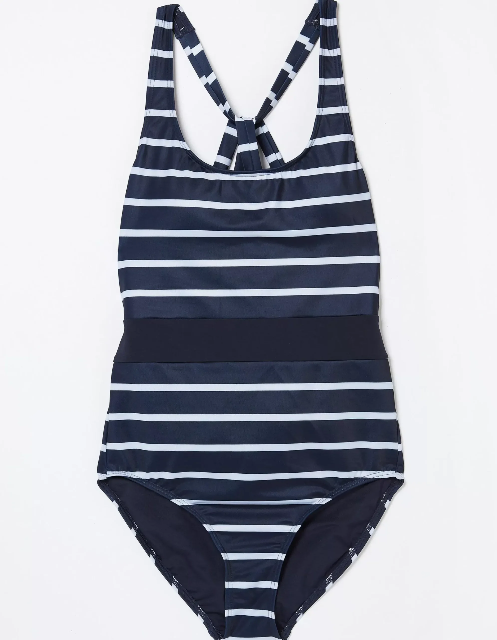 Women FatFace Beachwear & Swimwear|Tummy Control Breton Swimsuit