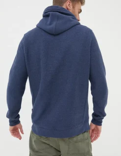 Men FatFace View All|Twill Textured Hoodie