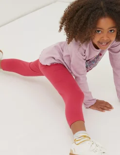 Girls FatFace View All|Two Pack Floral Blooms Crop Leggings