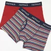 Men FatFace View All|Two Pack Portland Stripe Boxers