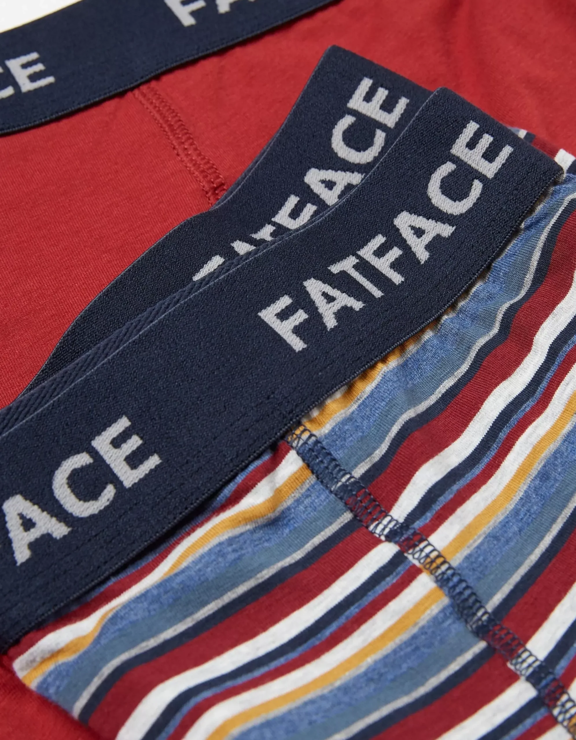 Men FatFace View All|Two Pack Portland Stripe Boxers