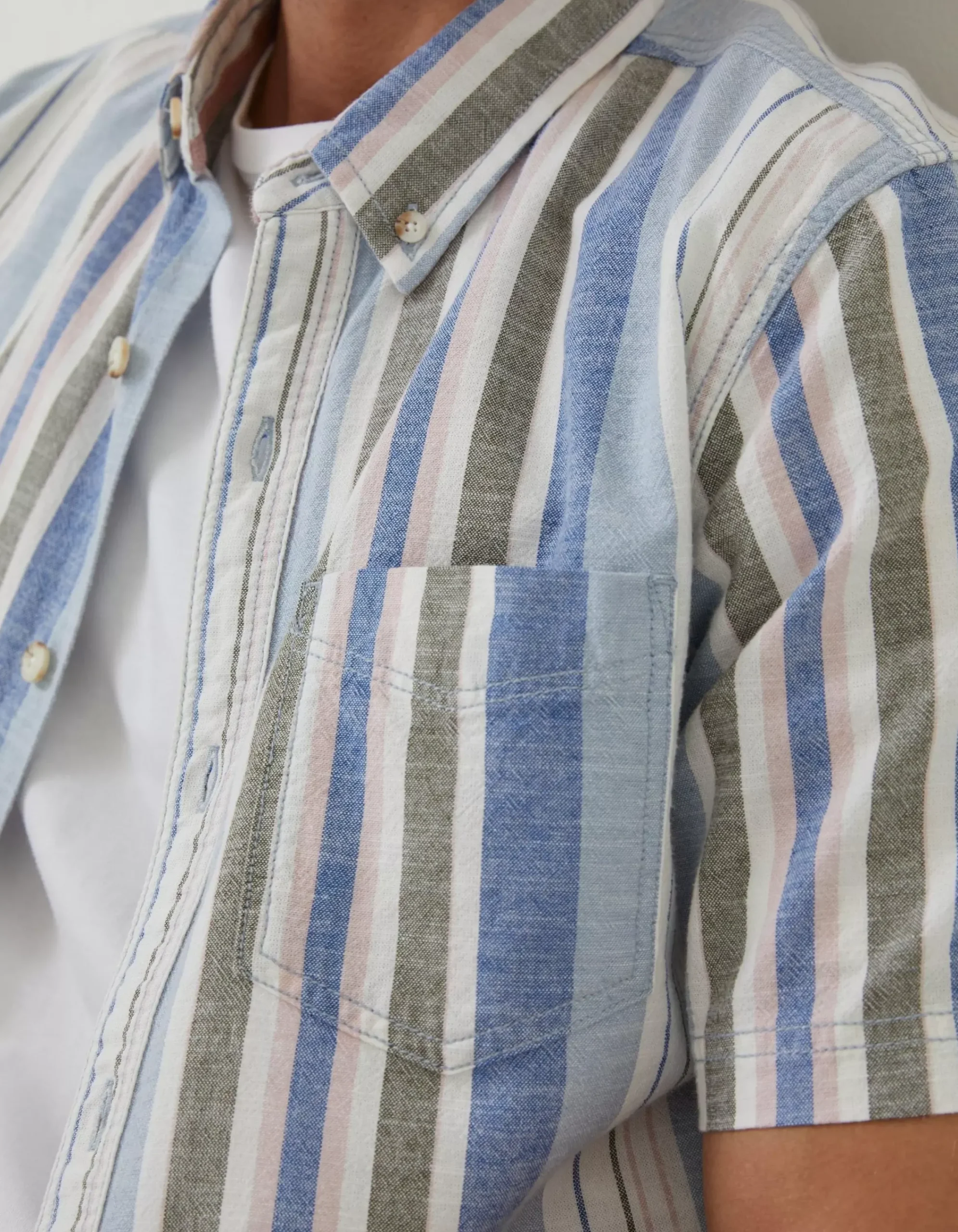 Men FatFace Shirts|Tynemouth Stripe Shirt