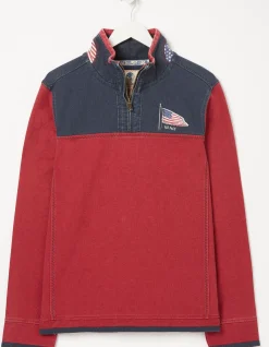 Men FatFace Sweatshirts & Hoodies|Usa Airlie Yoke Sweatshirt