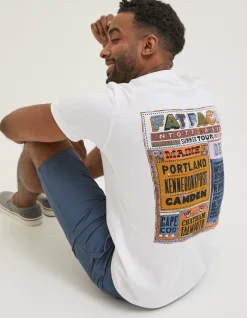 Men FatFace T-Shirts|Usa Festival T-Shirt