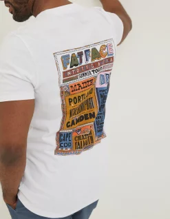 Men FatFace T-Shirts|Usa Festival T-Shirt