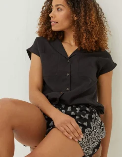 Women FatFace Shirts & Blouses|Val Linen Blend Shirt
