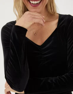 Women FatFace View All|Valerie Velvet Top