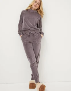 Women FatFace Nightwear & Loungewear|Verity Velvet Jogger