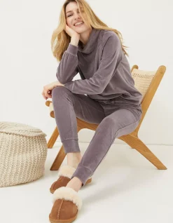 Women FatFace Nightwear & Loungewear|Verity Velvet Jogger
