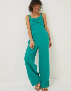 Women FatFace Jumpsuits & Playsuits|Vic Linen Jumpsuit