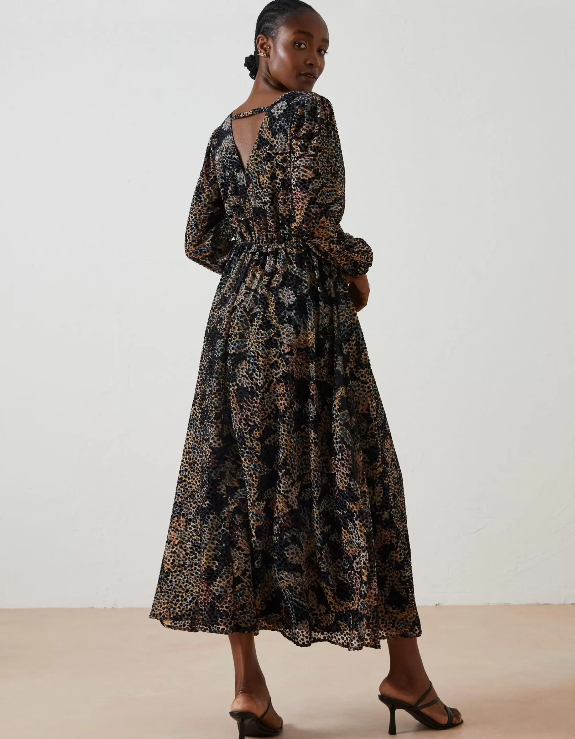 Women FatFace Dresses|Victoria Floral Midi Dress