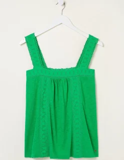 Women FatFace Tops & T-Shirts|Viv Embroidered Cami