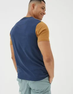 Men FatFace T-Shirts|Volkswagen Chest Stripe T-Shirt