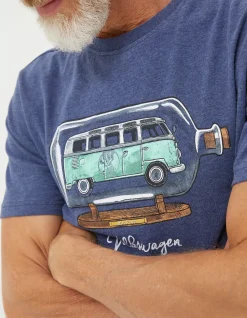 Men FatFace View All|Vw Bottle Printed T-Shirt