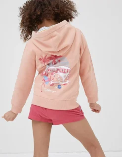 Girls FatFace View All|Vw Graphic Sweat Zip Through Hoodie