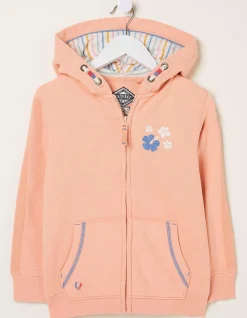 Girls FatFace View All|Vw Graphic Sweat Zip Through Hoodie