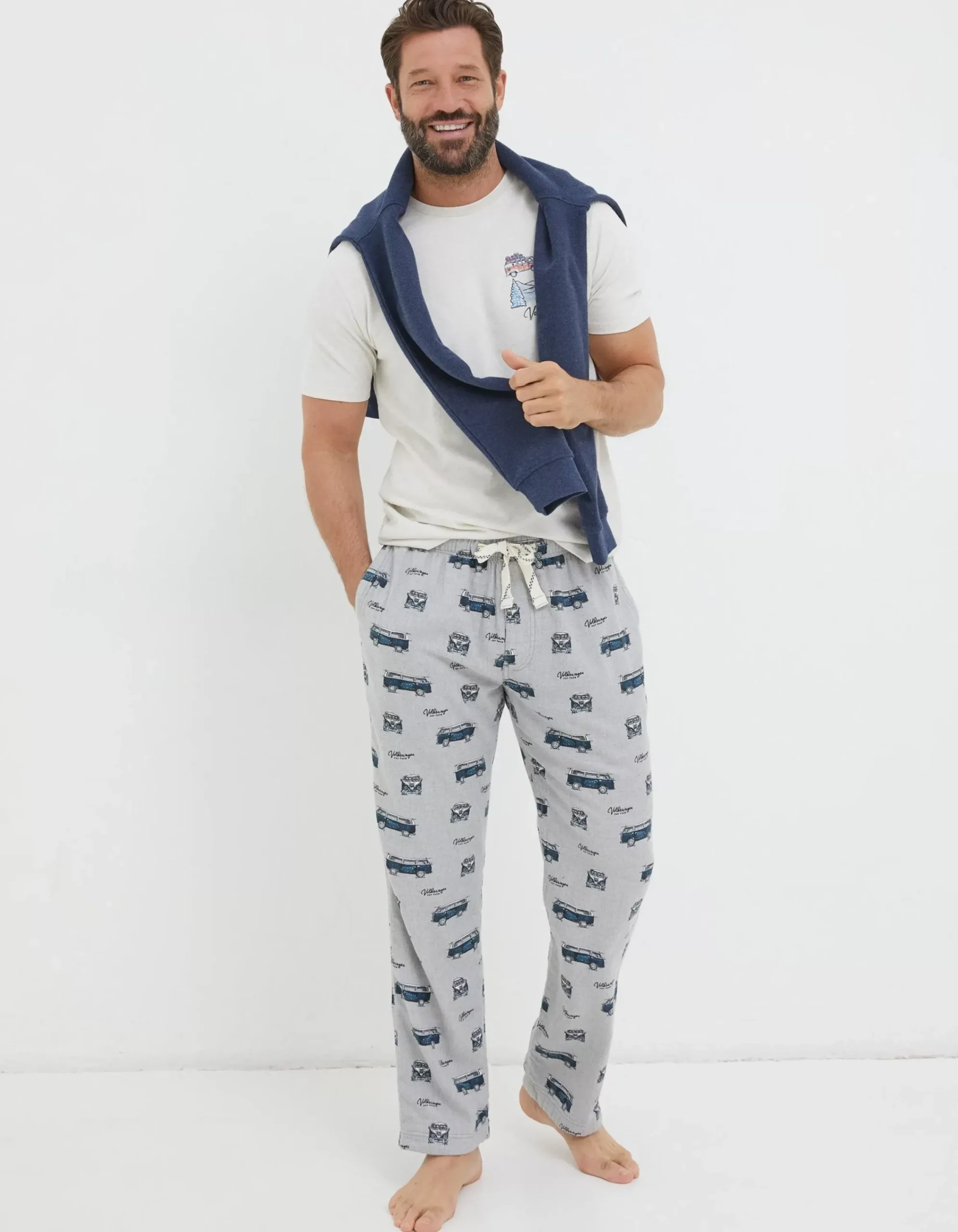 Men FatFace View All|Vw Printed Pyjama Bottoms