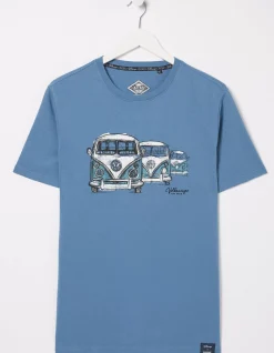 Men FatFace T-Shirts|Vw Sketch T-Shirt