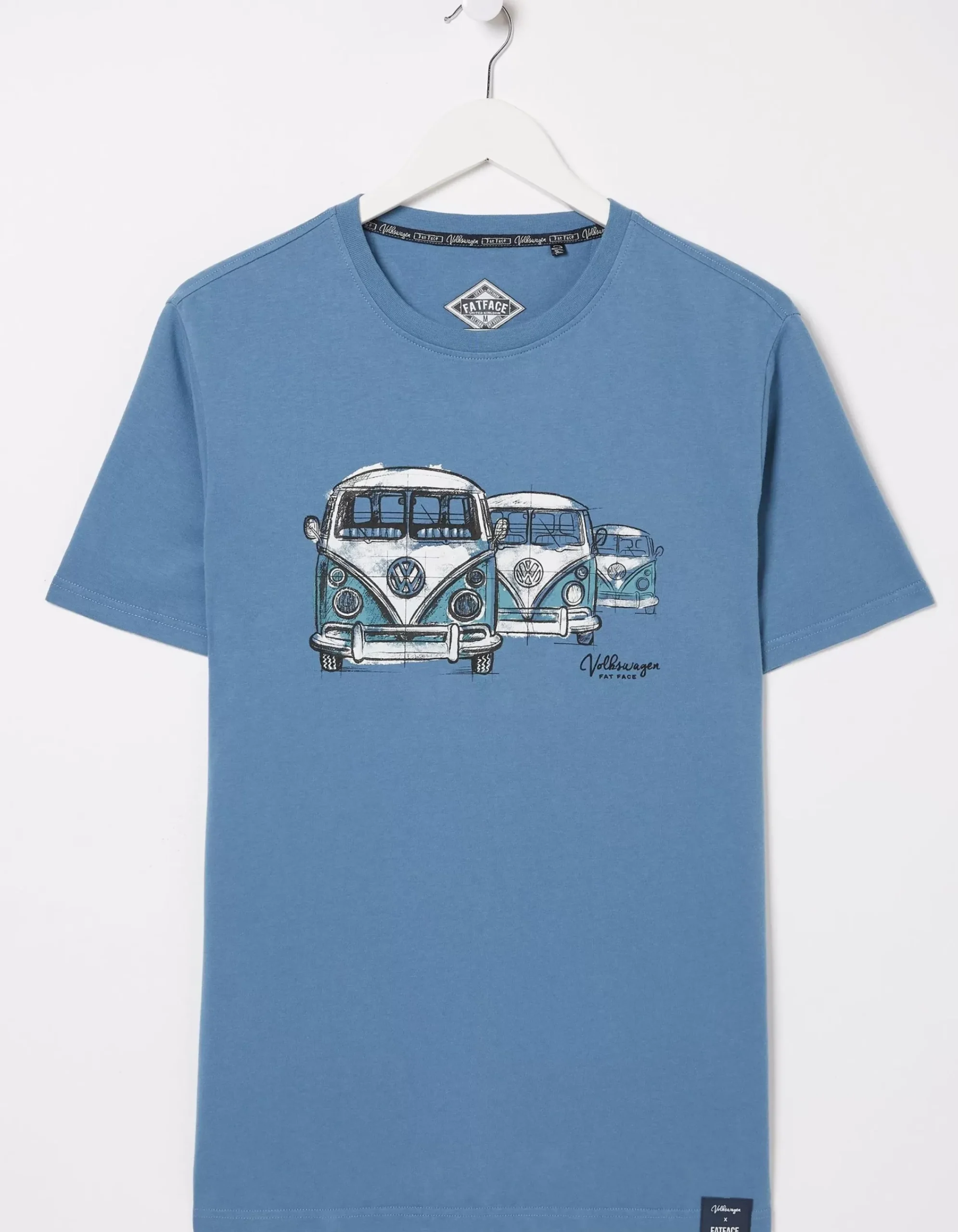 Men FatFace T-Shirts|Vw Sketch T-Shirt
