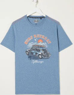 Men FatFace T-Shirts|Vw Summer Starts T-Shirt