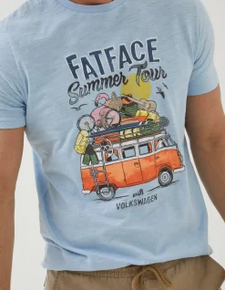 Men FatFace T-Shirts|Vw Summer Tour T-Shirt