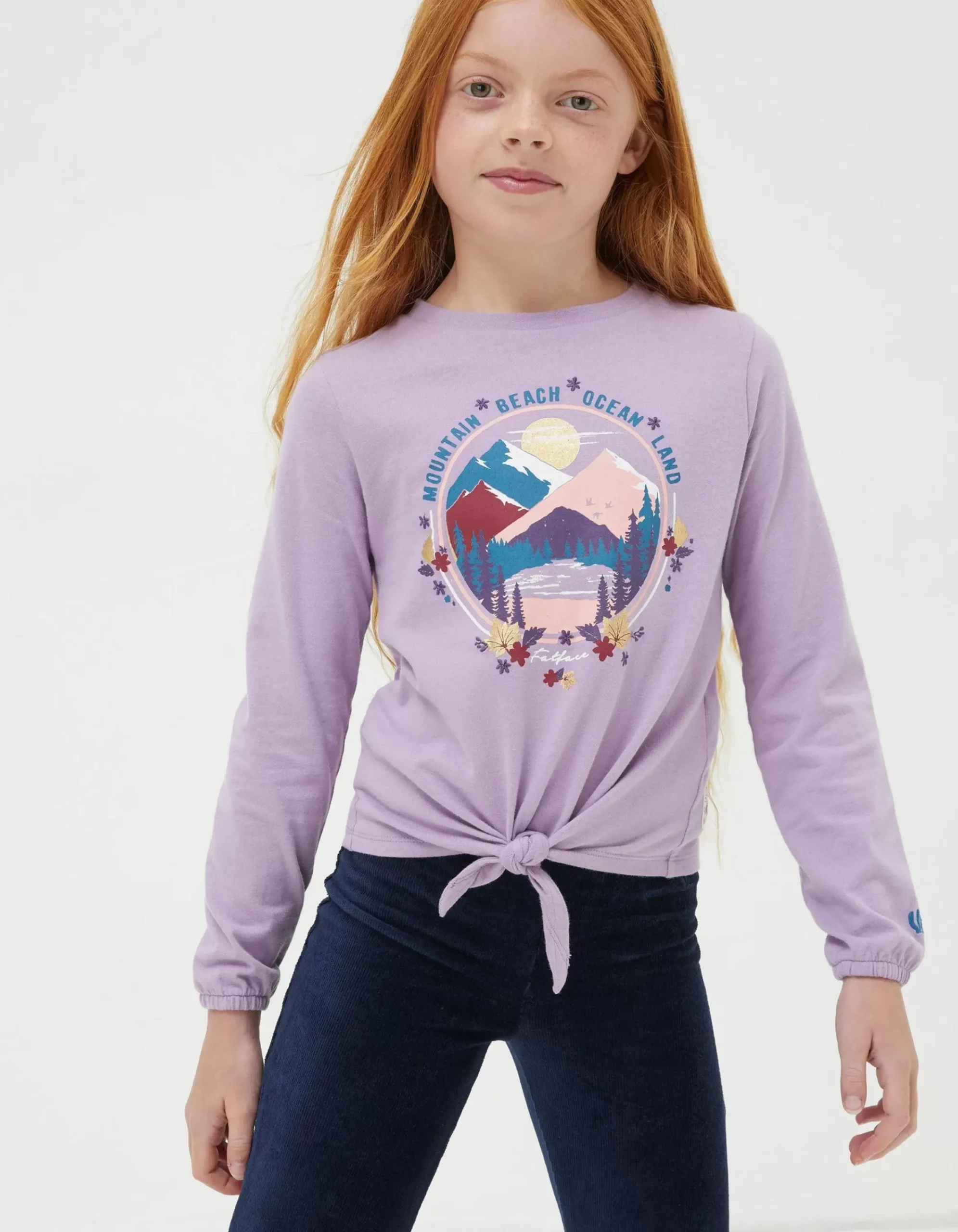 Girls FatFace View All|Waist Tie Long Sleeve T-Shirt