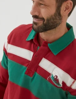 Men FatFace T-Shirts|Wales Nation Rugby Shirt