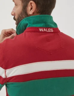 Men FatFace T-Shirts|Wales Nation Rugby Shirt