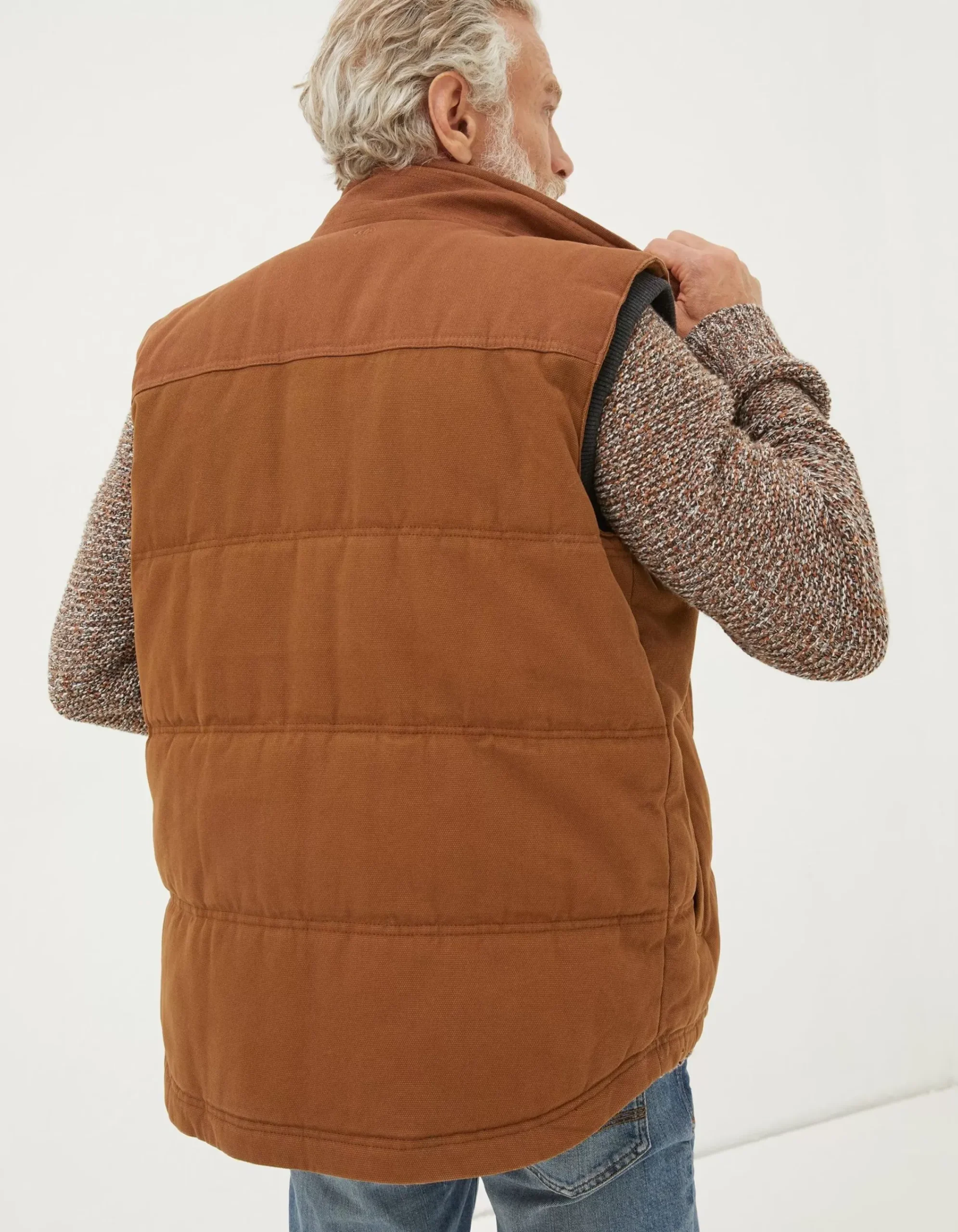 Men FatFace View All|Wardly Canvas Gilet