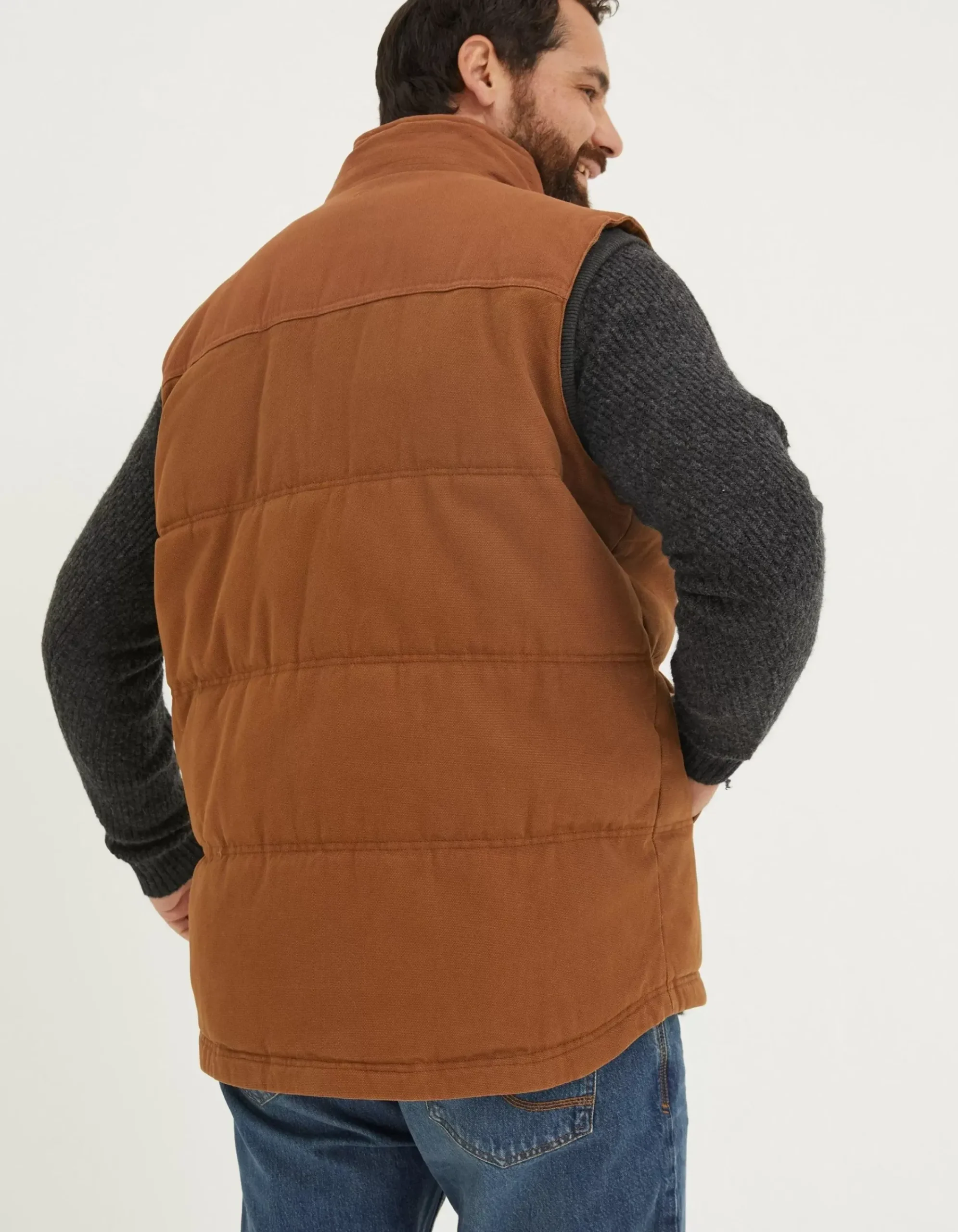 Men FatFace View All|Wardly Canvas Gilet