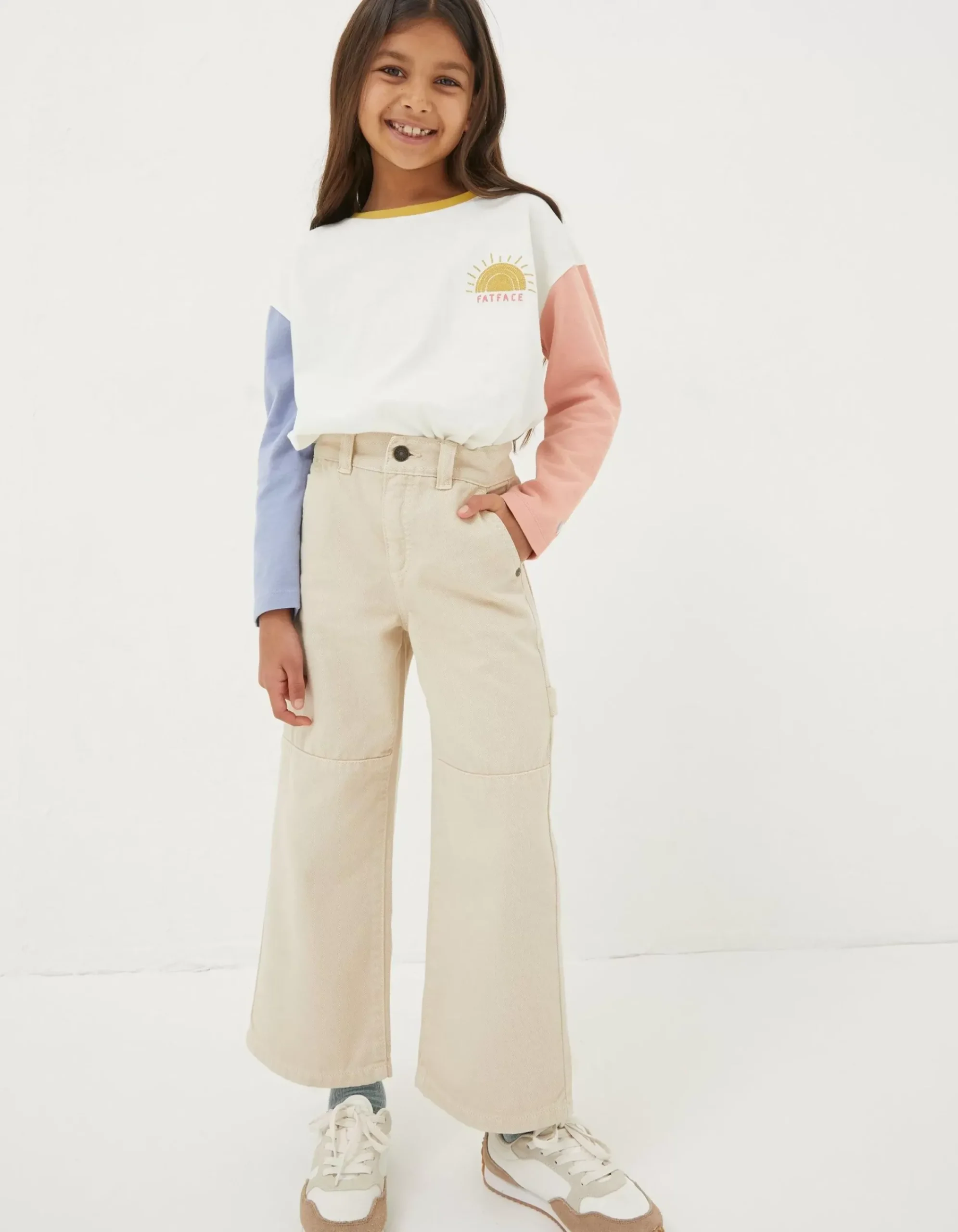 Girls FatFace View All|Waye Wide Leg Trousers