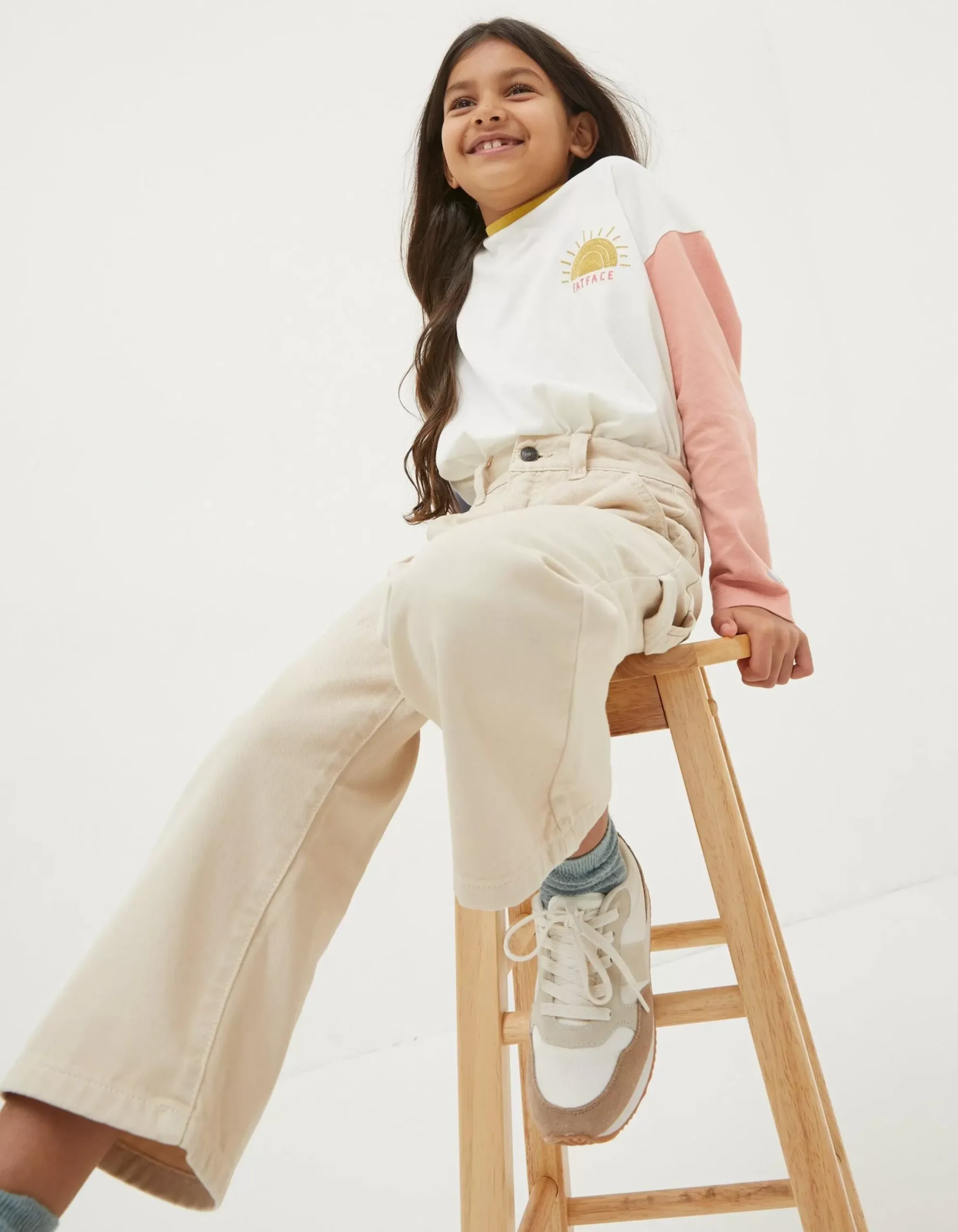 Girls FatFace View All|Waye Wide Leg Trousers