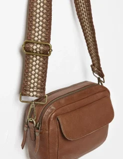 Women FatFace Bags & Purses|Wide Embroidered Bag Strap