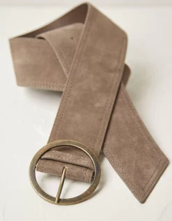 Women FatFace View All|Wide Suede Waist Belt