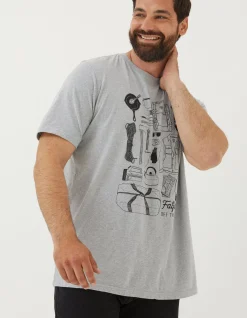 Men FatFace T-Shirts|Wilderness T-Shirt