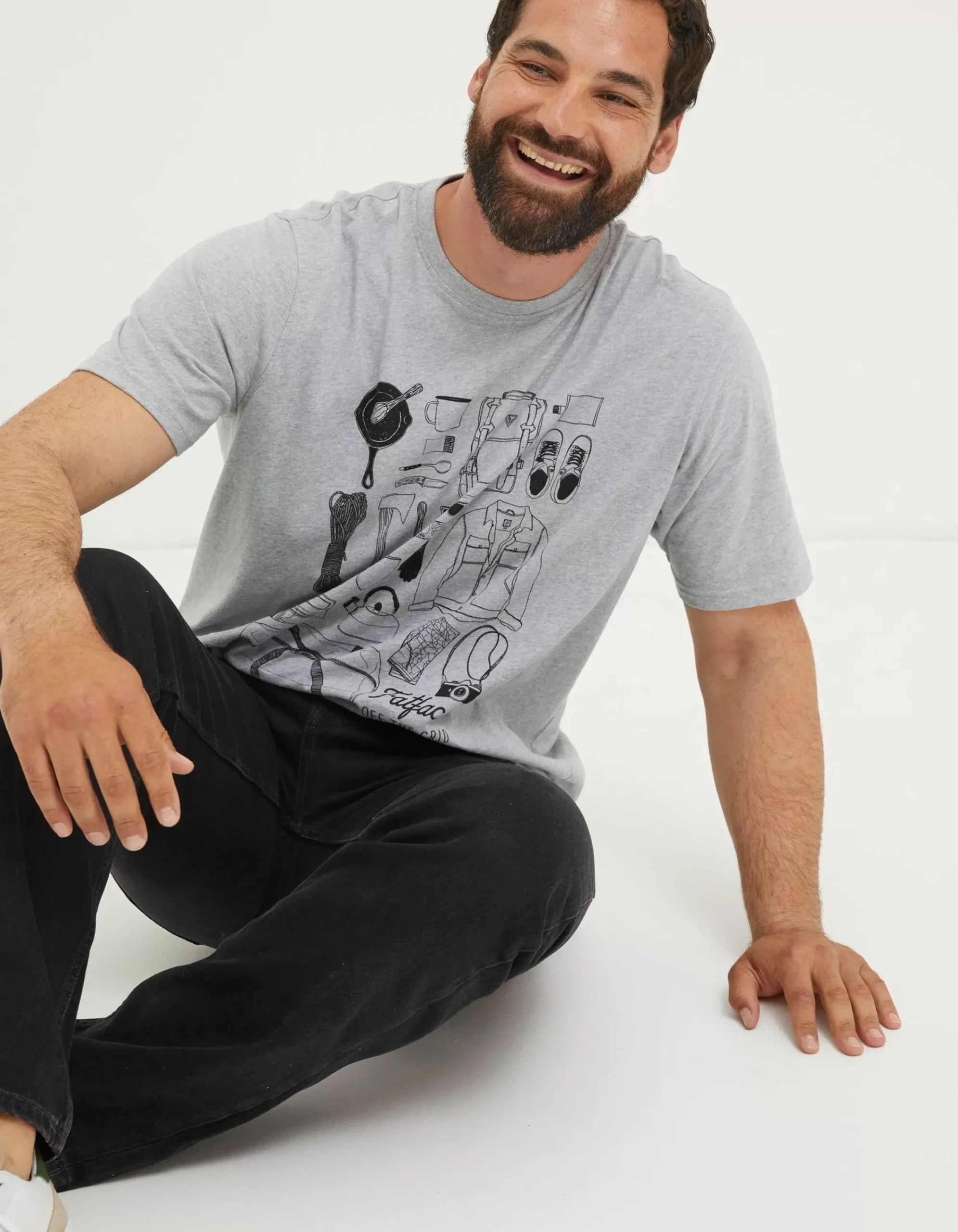 Men FatFace T-Shirts|Wilderness T-Shirt