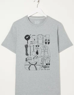 Men FatFace T-Shirts|Wilderness T-Shirt