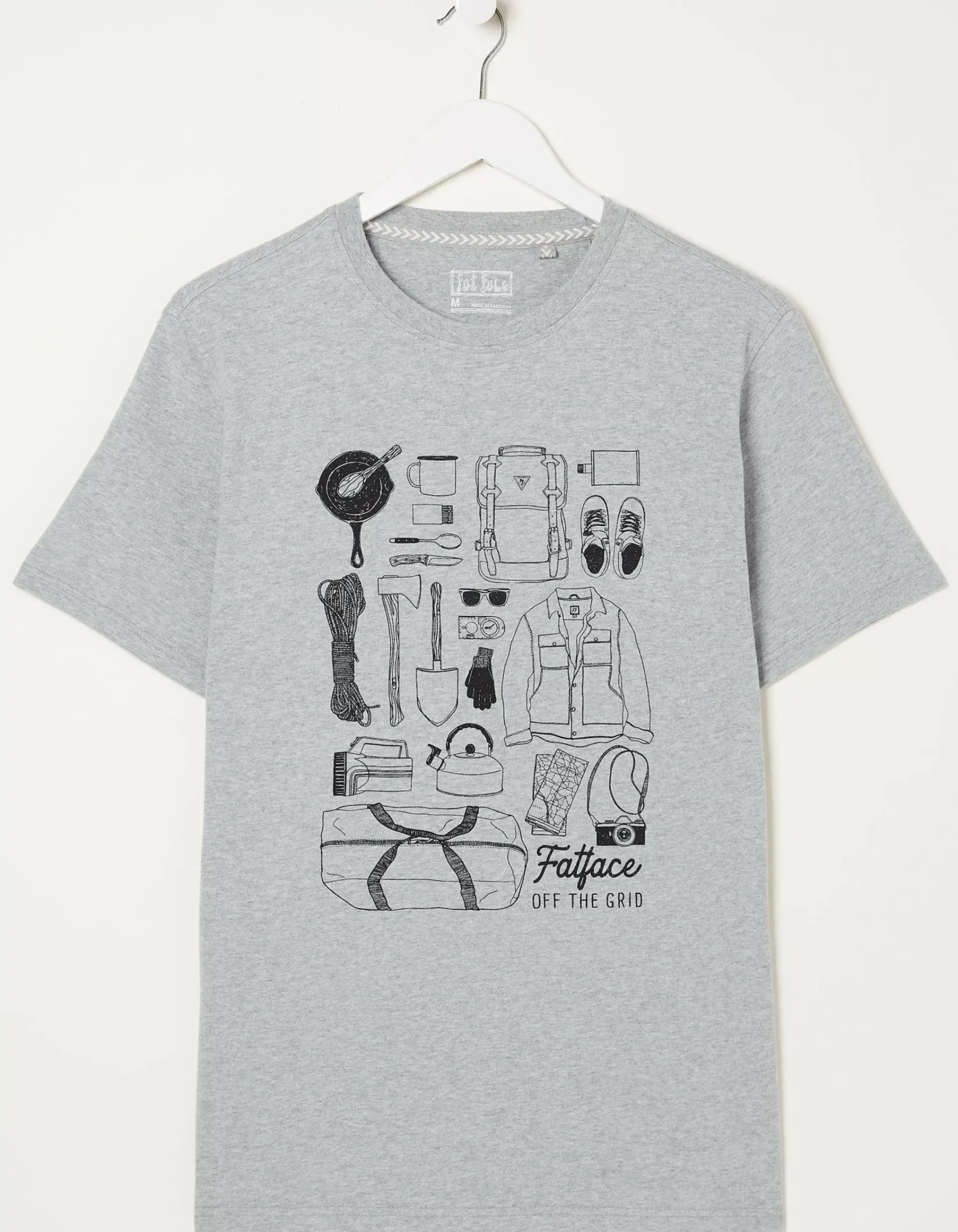 Men FatFace T-Shirts|Wilderness T-Shirt