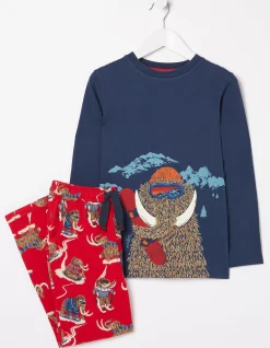 Boys FatFace View All|Wilfred Mammoth Pyjama Set