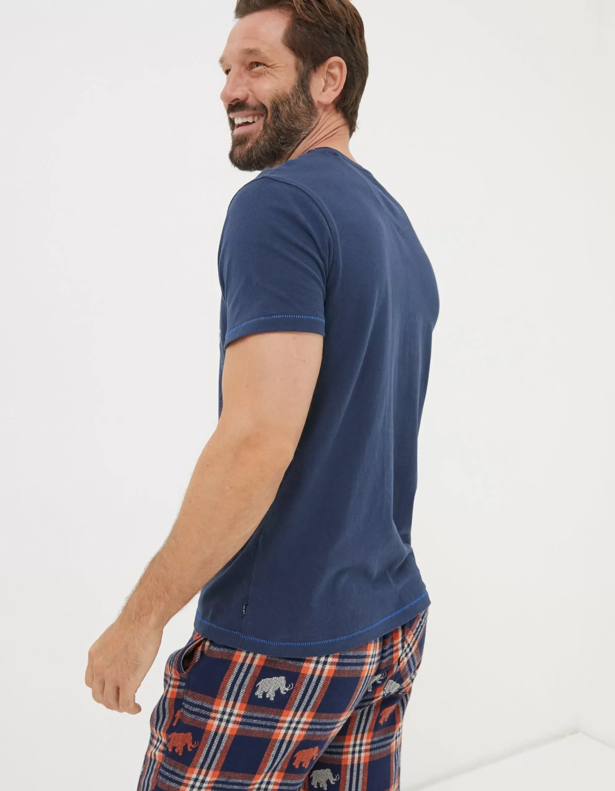 Men FatFace View All|Wilfred Woolly Mammoth Graphic T-Shirt